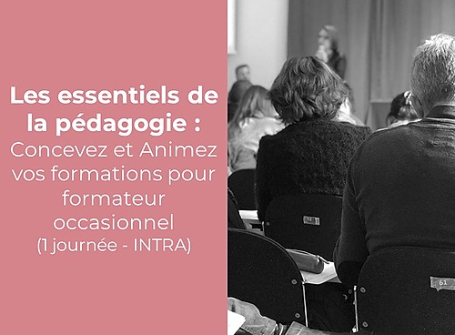 Représentation de la formation : Les essentiels de la pédagogie : Concevez et Animez vos formations pour formateur occasionnel