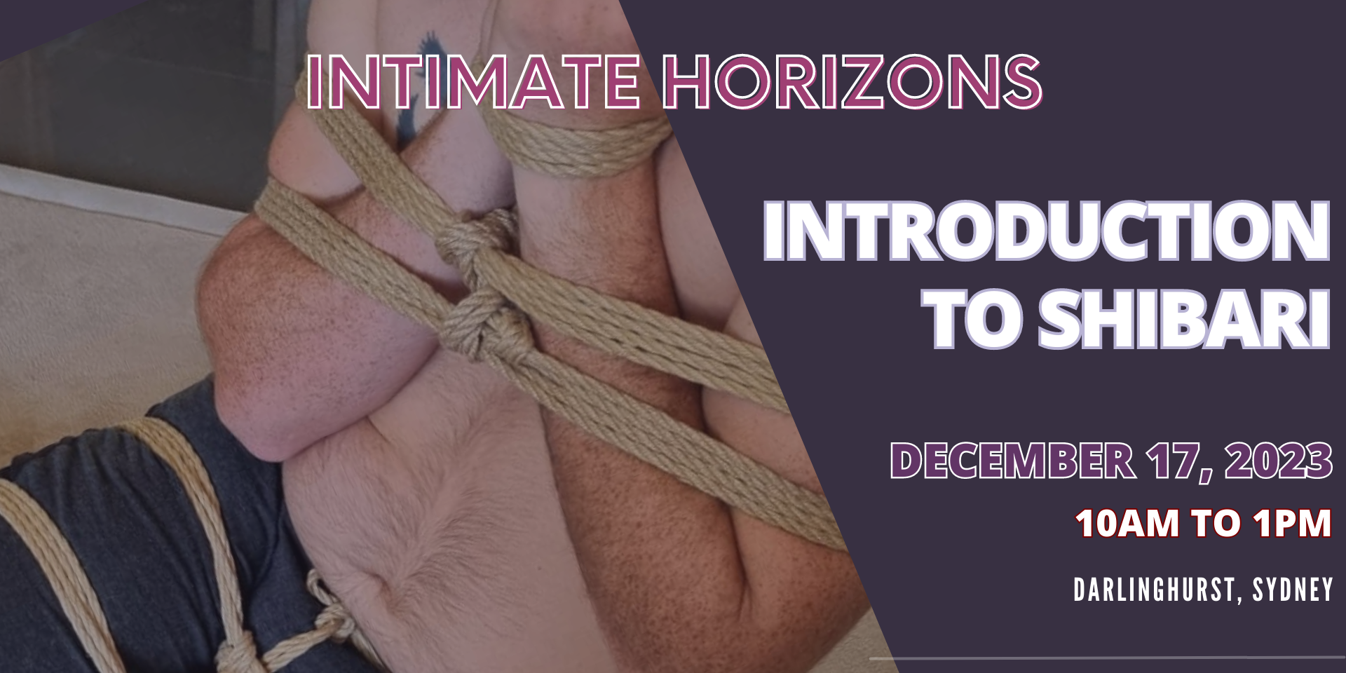 Select tickets | Introduction to Shibari | Humanitix