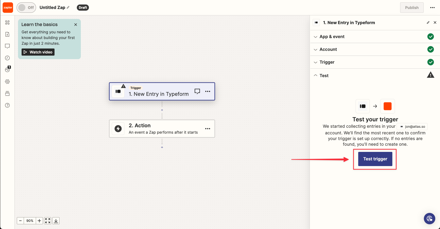 How to import contacts from Typeform to Mailmodo (via Zapier)