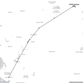 tourhub | Destination Services Mexico | Three Cultures | Tour Map