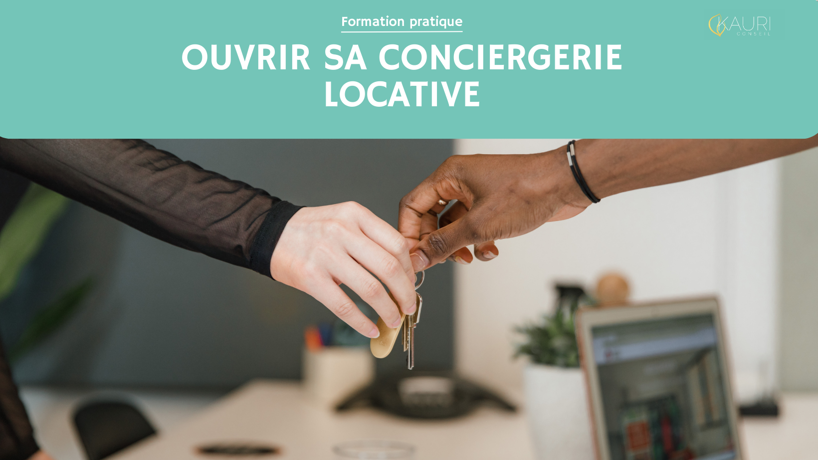 Représentation de la formation : Ouvrir sa conciergerie locative