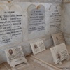 Plaques inside the World War I Monument, Algiers, Algeria. 
