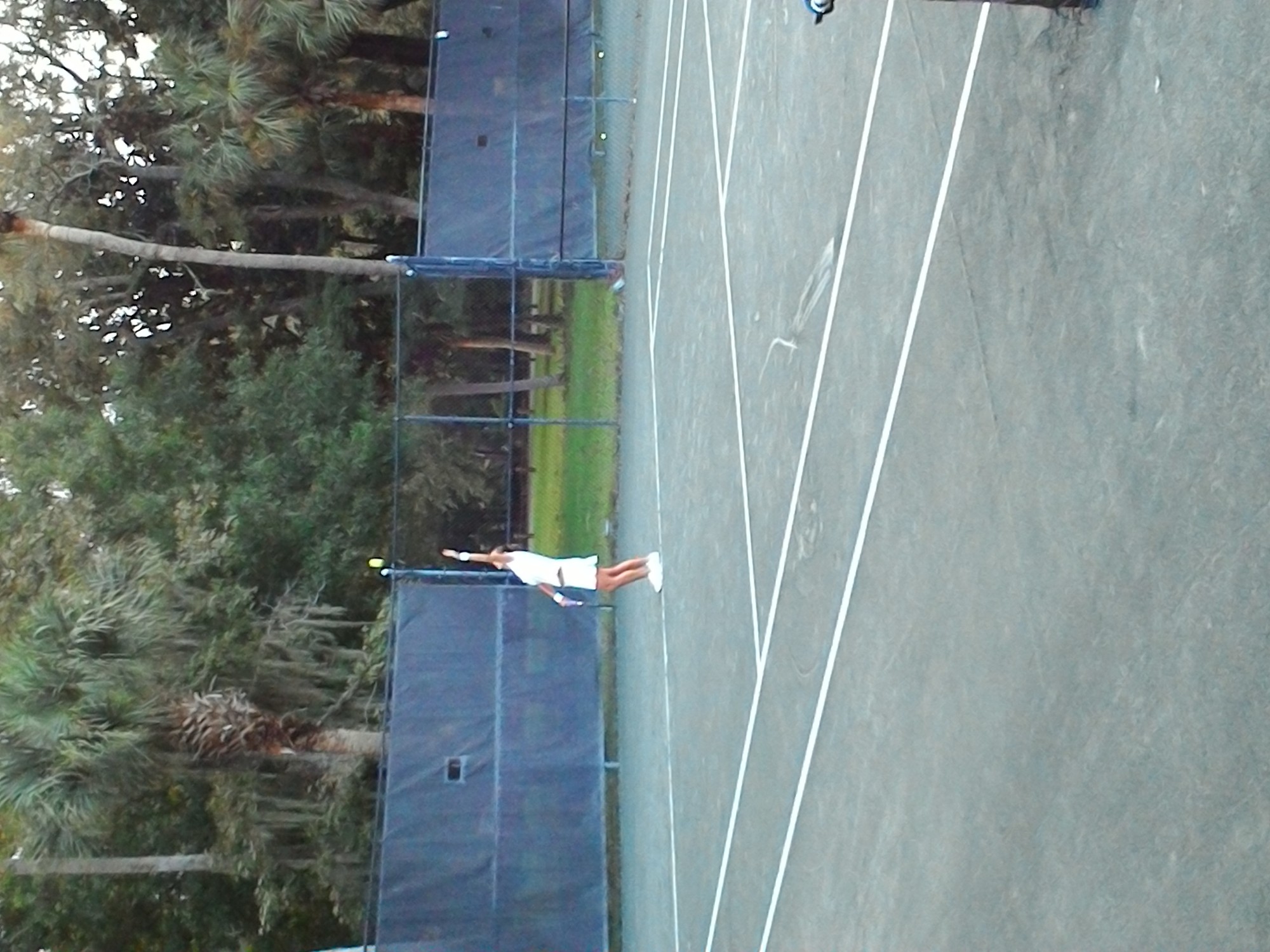 Salome teaches tennis lessons in Jupiter, FL