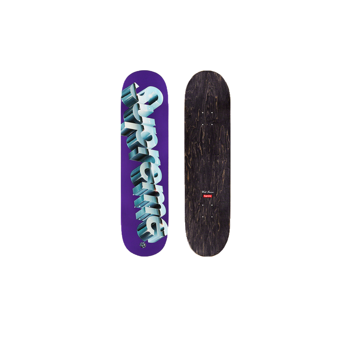 Supreme Chrome Logo Skateboard Purple (SS20) | SS20 - KLEKT