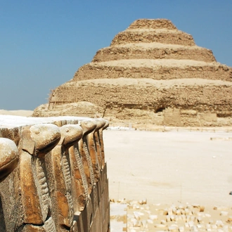 tourhub | EgBride | Luxor to Cairo: Giza and Saqqara Pyramid Highlights, Memphis and National Museum of Egyptian Civilization - overnight 