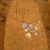 Ghardaya Cemetery, Grave With Inscriptions and Shards (Ghardaya, Algeria, 2009)