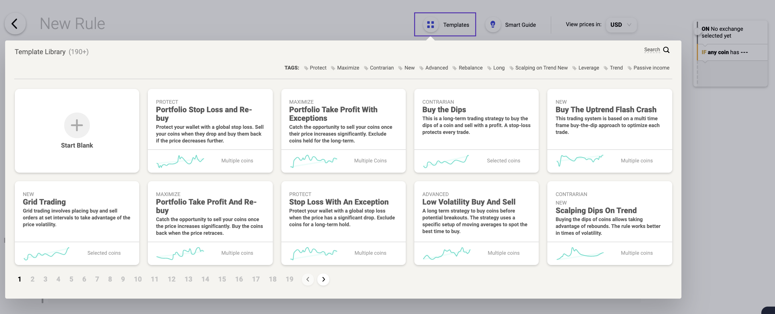 coinrule template library