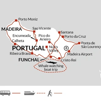 tourhub | Explore! | Madeira Island Discovery | Tour Map