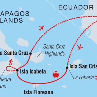 tourhub | Intrepid Travel | Best of Galapagos  | Tour Map
