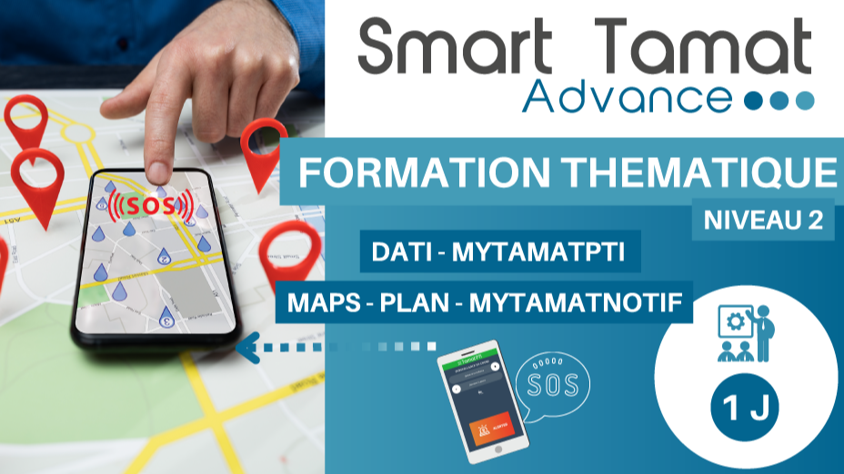 Représentation de la formation : N2 : Configuration des dispositifs DATI, localiser et notifier les alertes