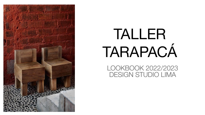 Taller Tarapacá is a design collective founded in 2019 by artist Miguel Andrade Valdez and architect Diana Ortega Garagatti together with industrial designer Paula Cermeño León and textile designer Mozhdeh Matin. The design collective puts top local craftspeople, skilled in working with Peruvian heritage materials and techniques, together with designers to produce editions of textiles, ceramics and wooden furniture for contemporary homes. Taller Tarapacá’s different lines of furniture, textiles and objects merge the sleek minimal design of our times with inspirations from pre-Columbian objects and architecture. Through its production and design, the design collective engages with the community and give agency to the cultural heritage of Peru. With showrooms in Lima, in a house and studio built by Andrade Valdez, the design collective also operates out of a showroom in Yukay in the Sacred Valley close to Urubamba and the Inka heritage sites. Webshop coming soon. https://www.tallertarapaca.com