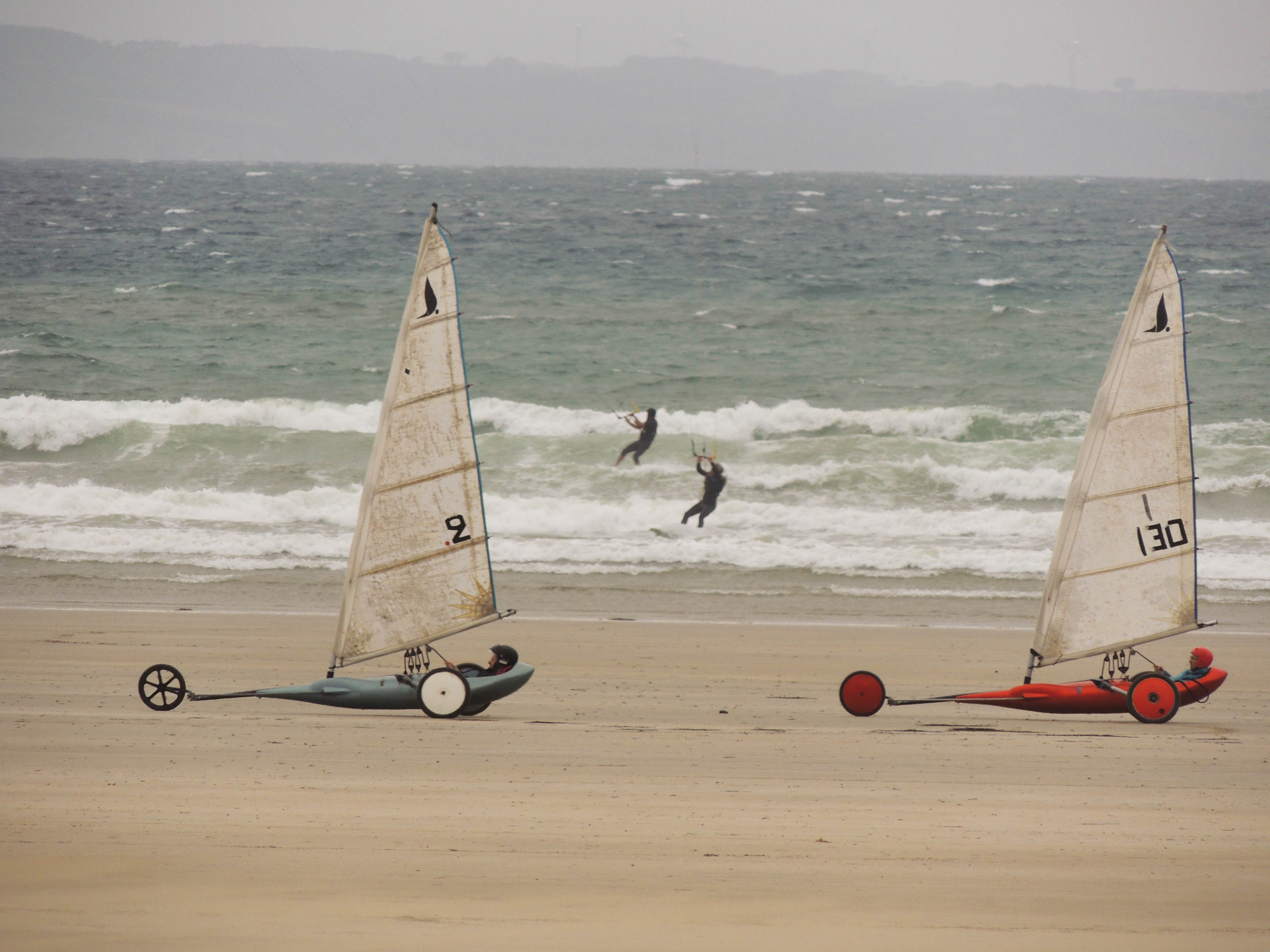 char à voile