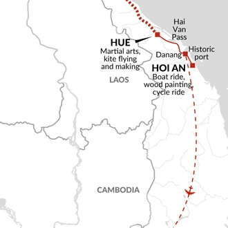 tourhub | Explore! | Family Discover Vietnam | Tour Map