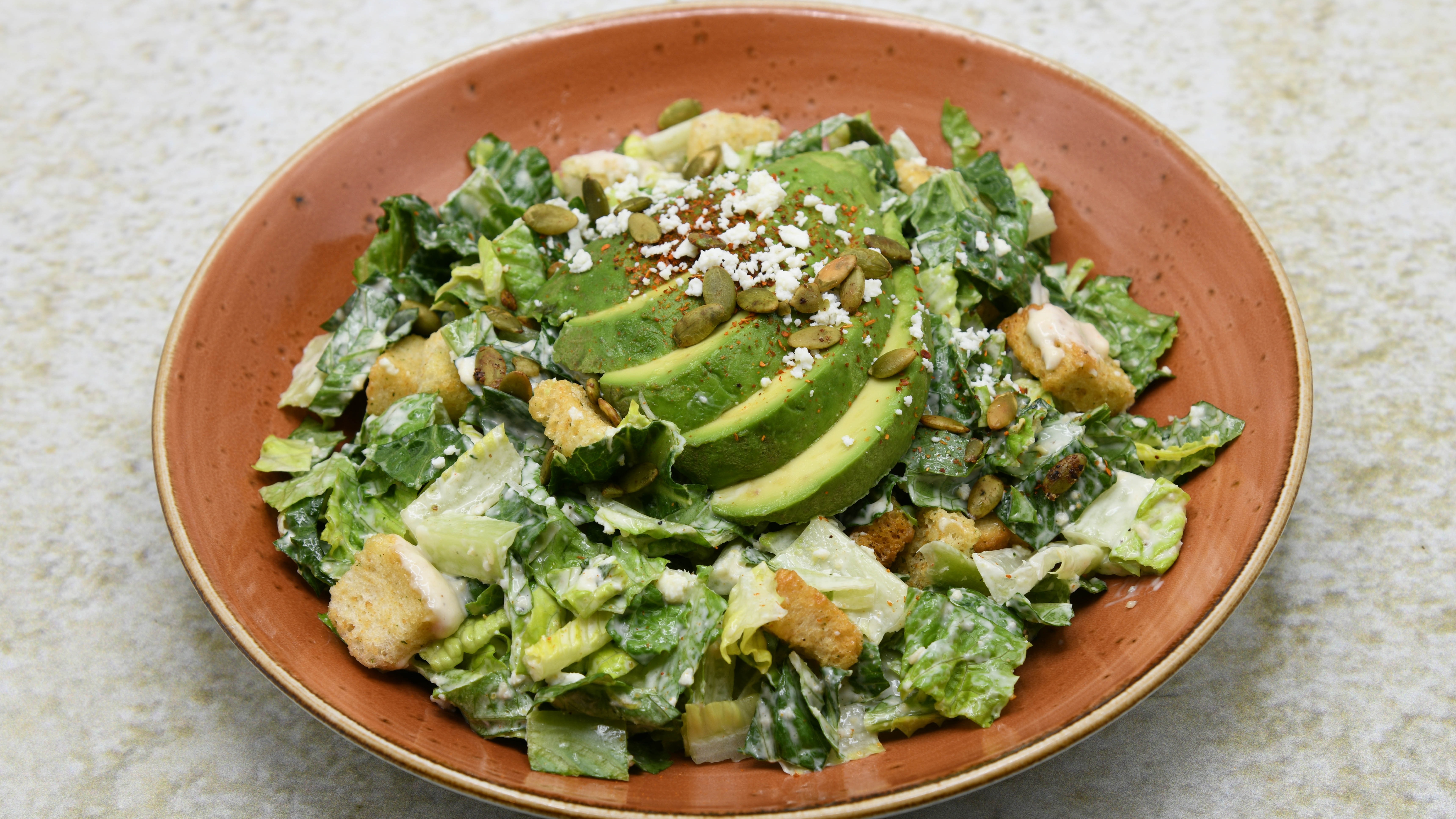 Avocado Caesar Salad