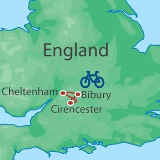 tourhub | Walkers' Britain | Cotswolds by Bike | Tour Map
