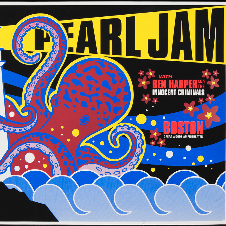 Pearl Jam Mansfield Poster 1998  Collectionzz