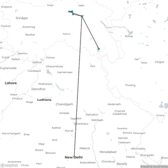 tourhub | Le Passage to India | Multiactivity in Ladakh PureQuest, Private Tour | Tour Map