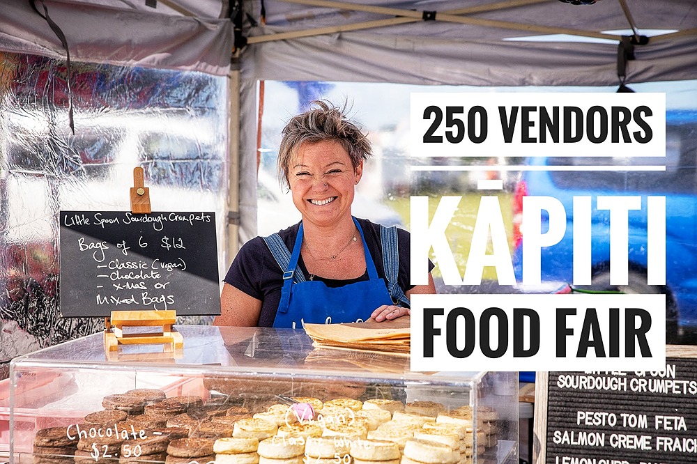 250 Vendor sites at the Kāpiti Food Fair