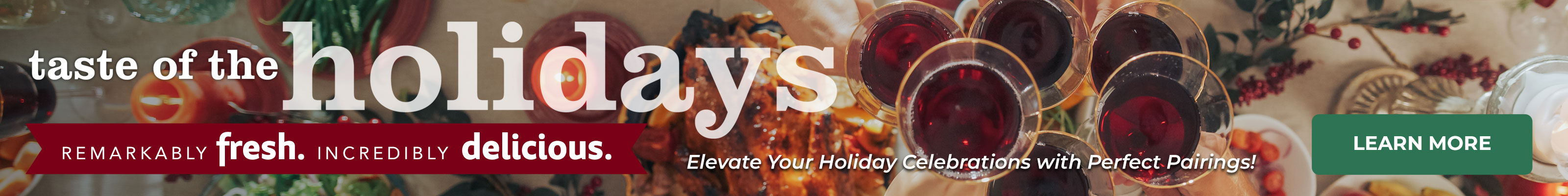 Elevate your holiday celebrations with perfect pairings!