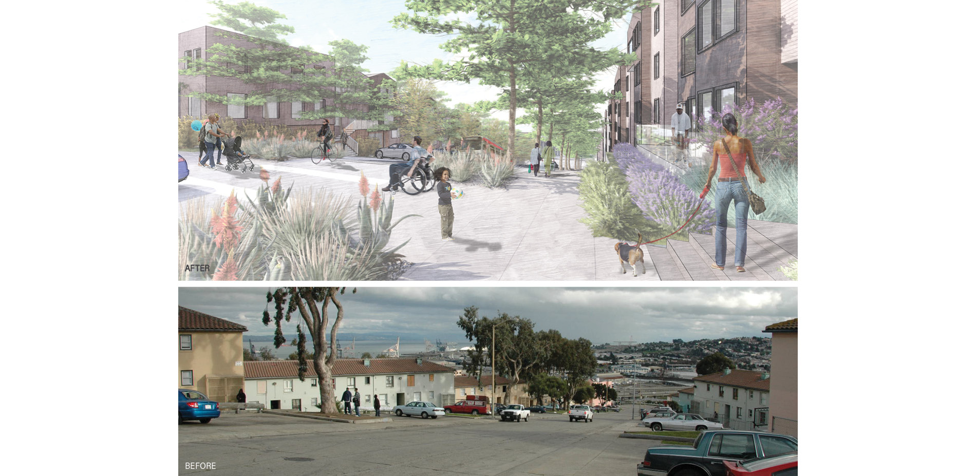 Walkable Streets Replace Auto-Dominated Landscape