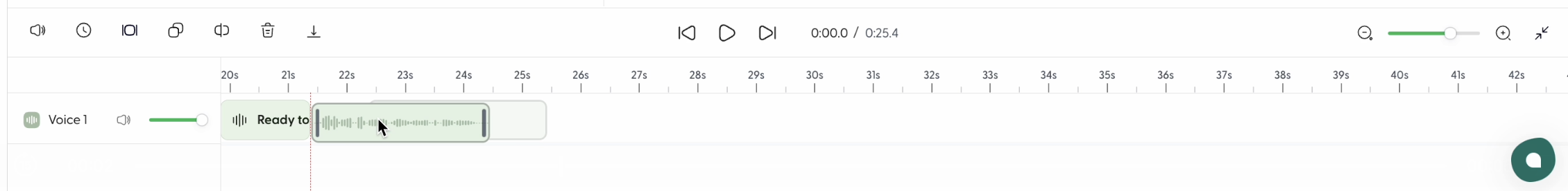 Remove unwanted silence periods between audio clips