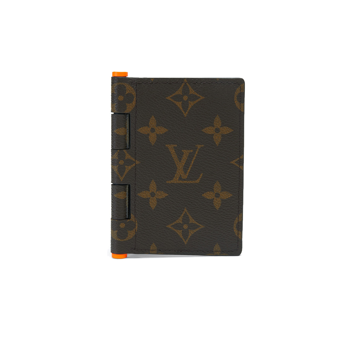 Louis Vuitton Pocket Organizer Monogram Solar Ray Orange Brown in