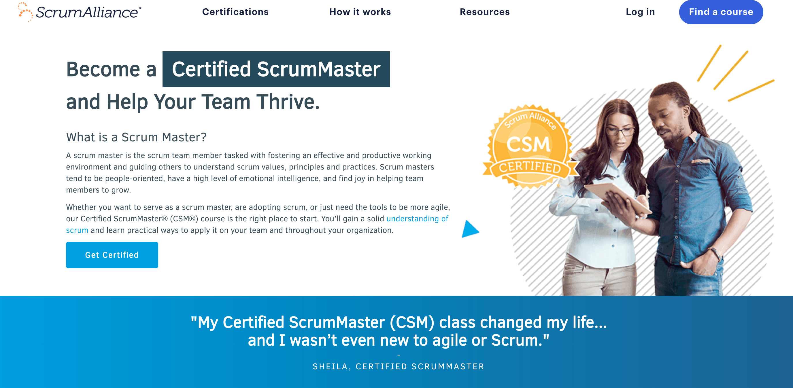 Certified ScrumMaster