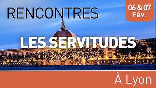 Représentation de la formation : Les servitudes | Rencontres nationales du droit foncier (RNDF)