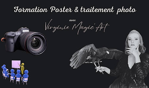 Représentation de la formation : Formation poster & traitement photo – 5 jours 