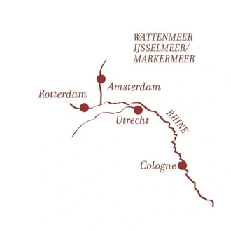 tourhub | A-ROSA River Cruises | Rhine City Experiences | Tour Map