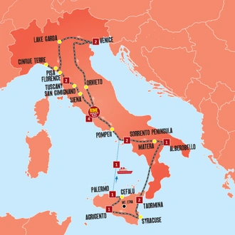 Italy Explorer map