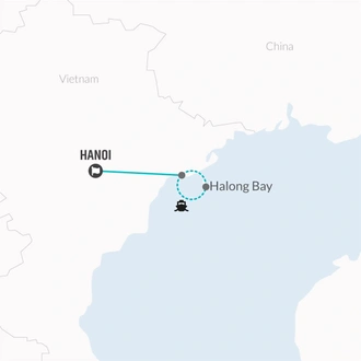 tourhub | Bamba Travel | Halong Bay Cruise 3D/2N | Tour Map