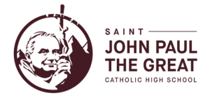 St. John Paul the Great Catholic High School logo