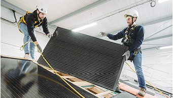 Représentation de la formation : Pose en surimposition d'un système photovoltaïque (CFC 35)