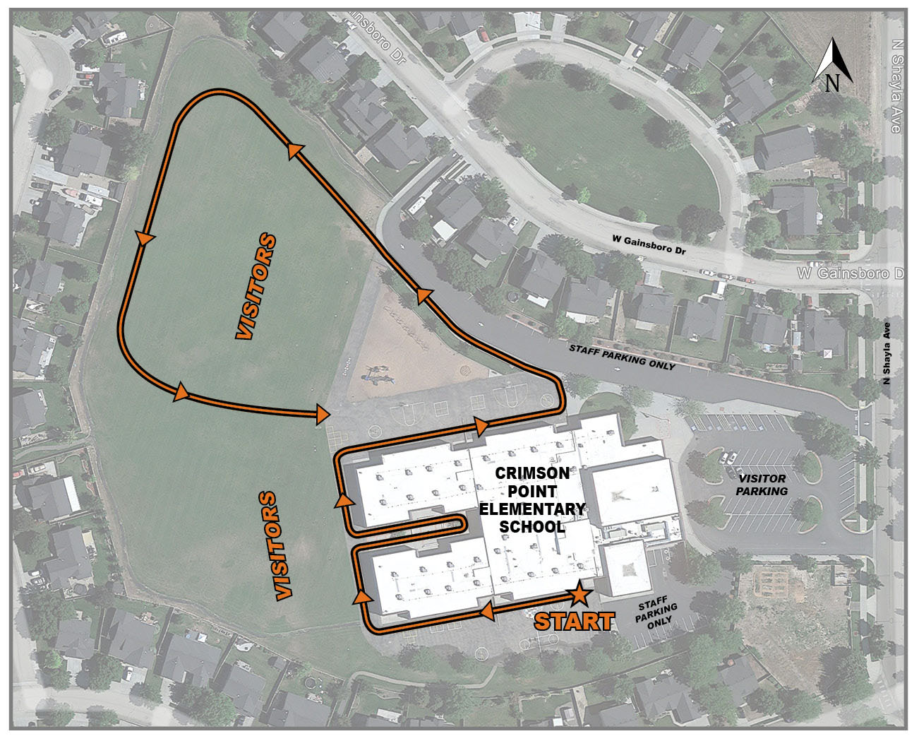 Halloween Parade route