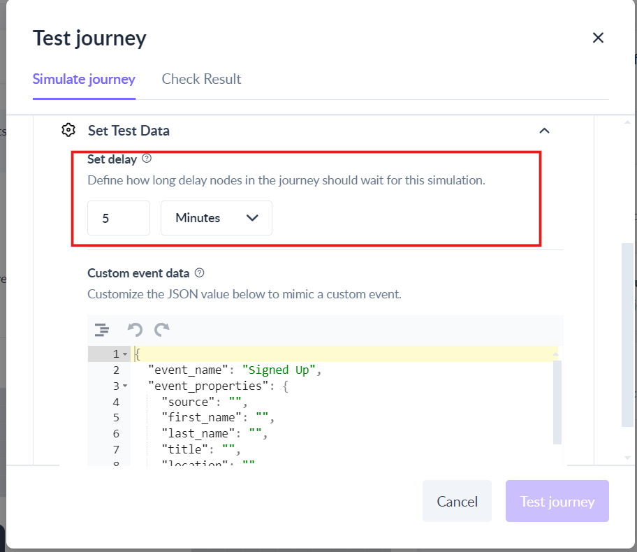 How to test your journey for different trigger types?