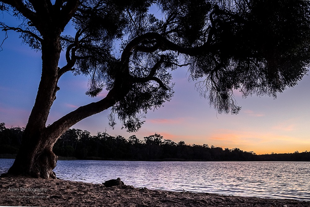 Twlight at Lake Leschenaultia