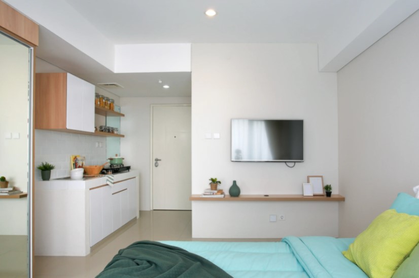 desain apartemen studio modern minimalis