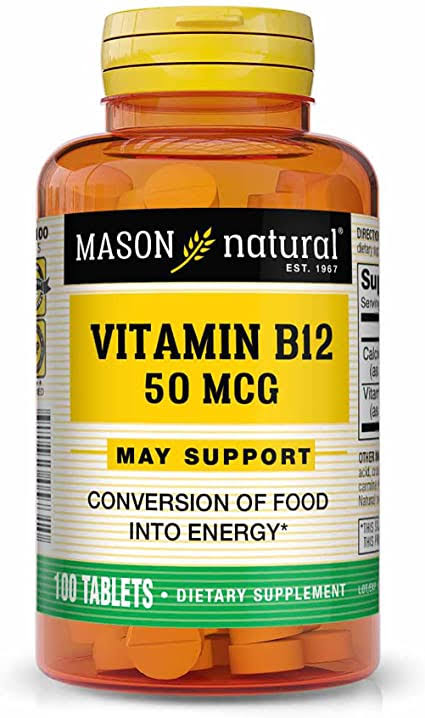 MASON VITAMIN B-12 50MCG - Medcrib Health Shop | Flutterwave Store