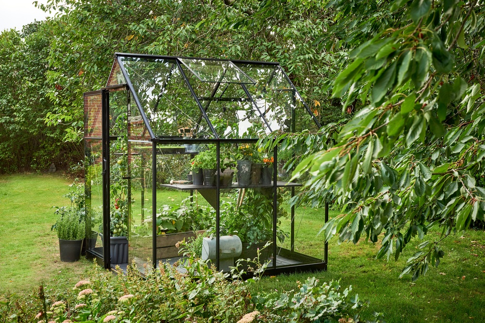 Växthus från Halls Greenhouses.