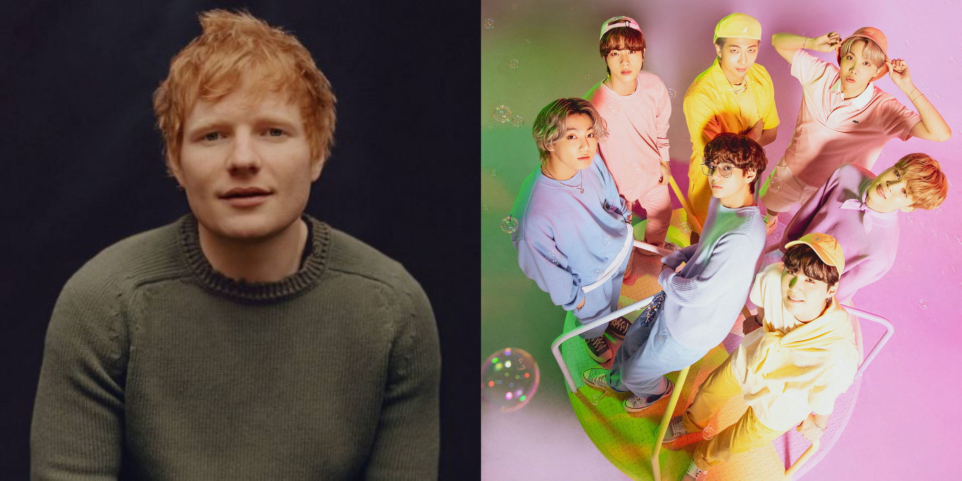 Ed Sheeran reunites with BTS for new song: "I've just written a song for their new record."
