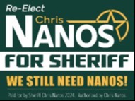 Re-Elect Nanos for Sheriff logo