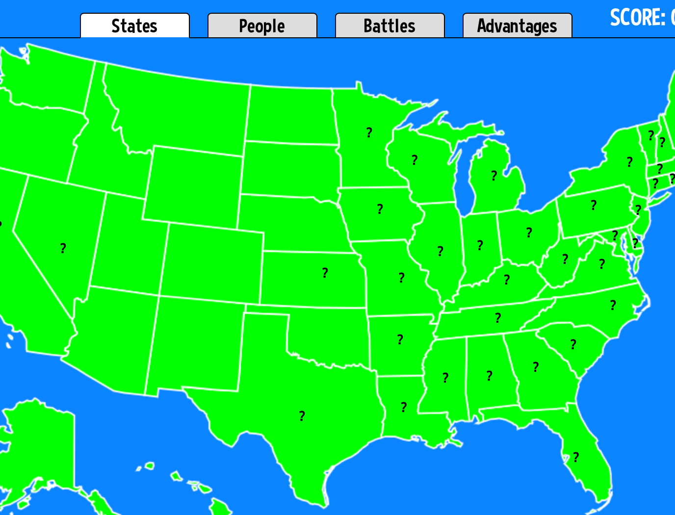 civil war maps for kids