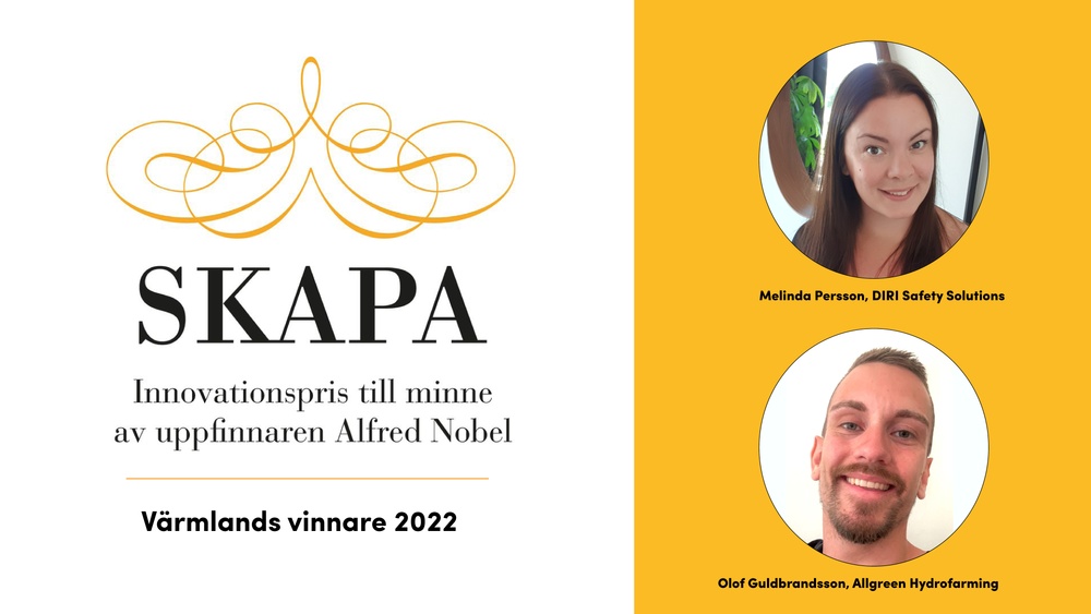 Bild av vinnarna av SKAPA priset i Värmland