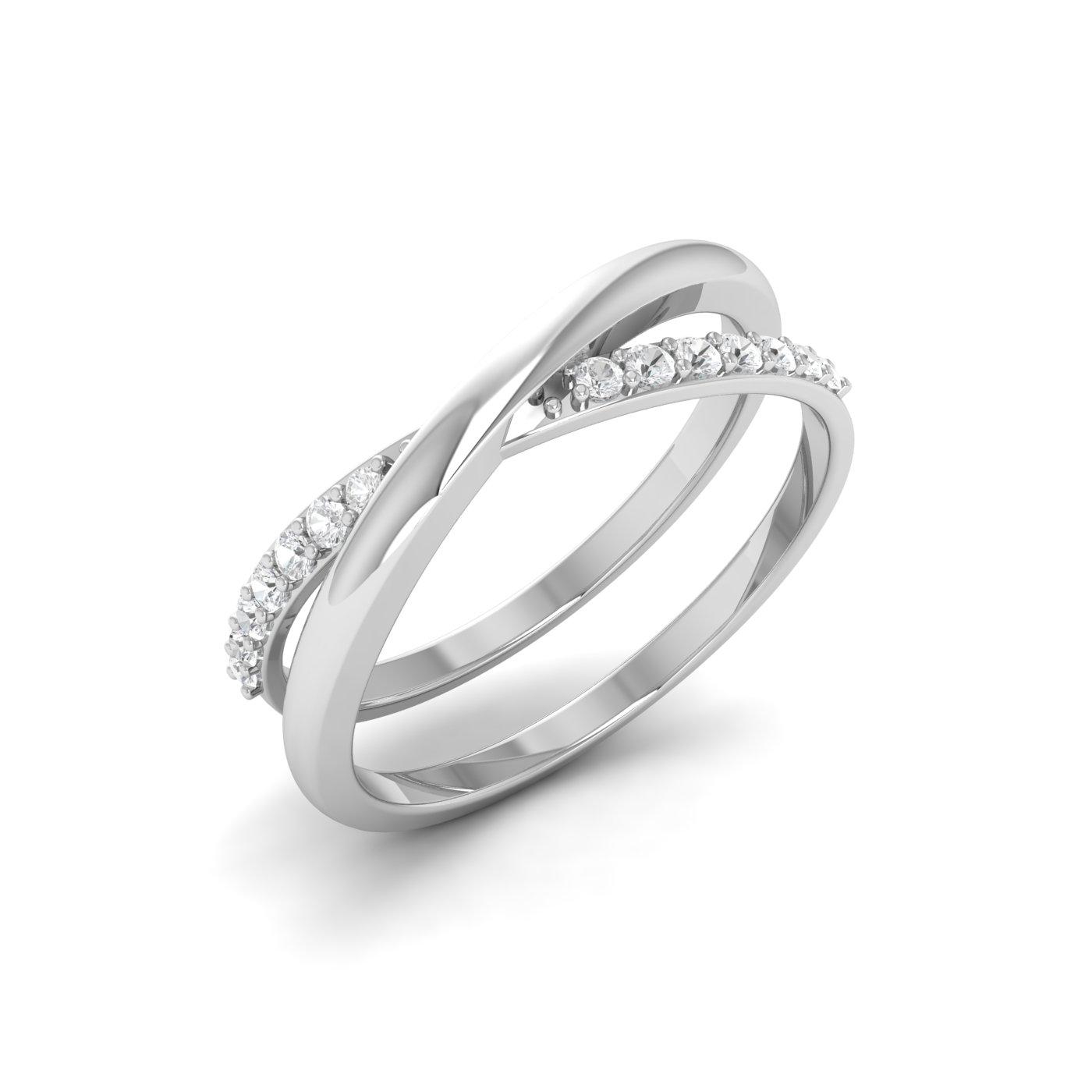 || A Guide to Choose the Best Wedding Band For Solitaire Ring || Dual Layered Diamond band ||
