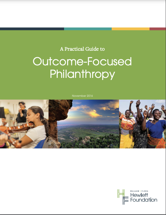 A Practical Guide to Outcome-Focused Philanthropy