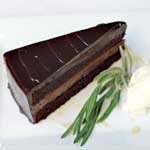 Chocolate-Lavender Ganache Cake