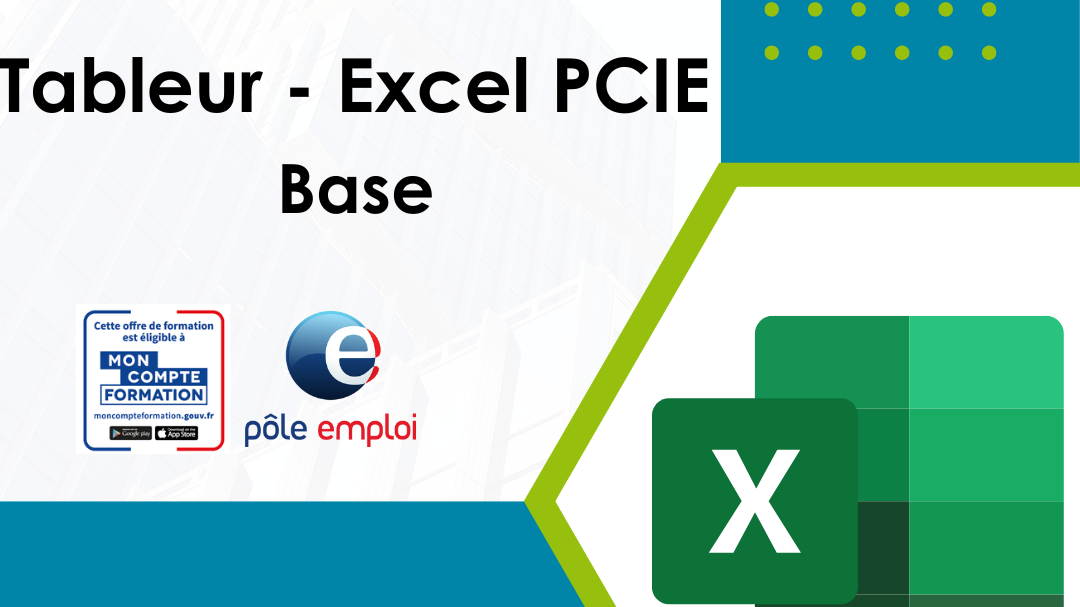 Représentation de la formation : Tableur - Excel- Pour tous