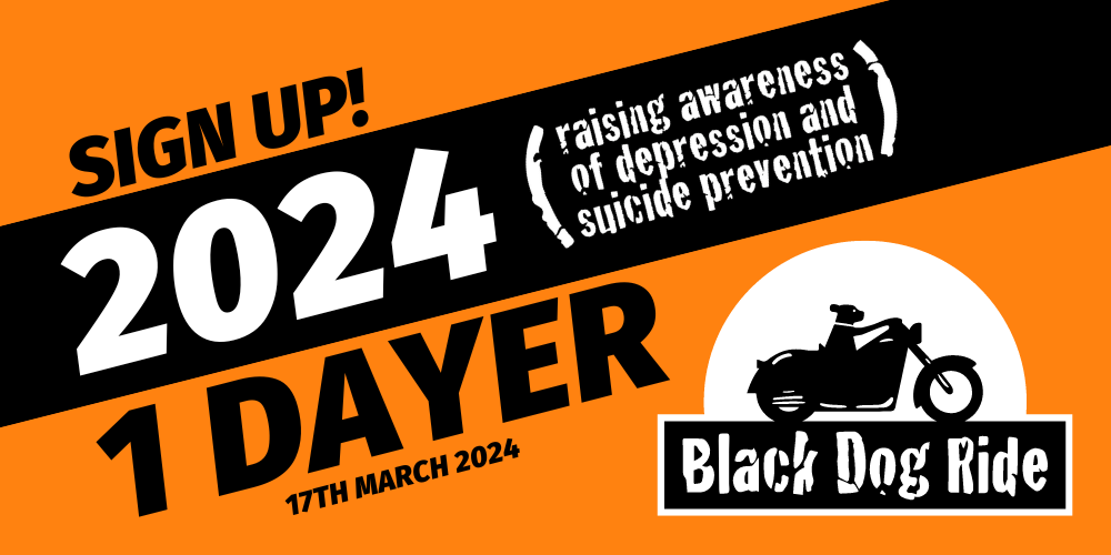 Virtual Black Dog Ride 1 Dayer 2024, Hosted on Humanitix, Sun 17th