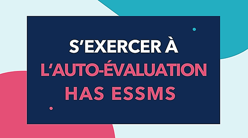 Représentation de la formation : S'excercer à  l'évaluation HAS ESSMS 